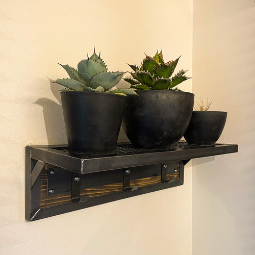 アイアンウォールラック&フックC 上着掛け 壁掛け ハンガー