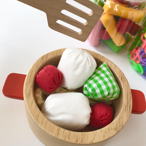 ちびまる】小さい お手玉 フェルトままごと 具材 ままごと具材