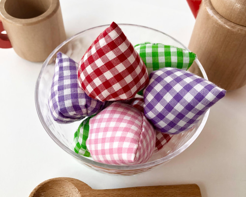 しずくちゃん】雫型 お手玉 フェルトままごと ままごと具材 具材