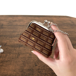 とろけるチョコレートのミニミニがま口バッグチャーム（全4色） 6枚目の画像