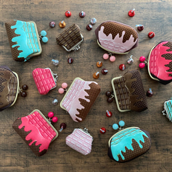 とろけるチョコレートのミニミニがま口バッグチャーム（全4色） 10枚目の画像