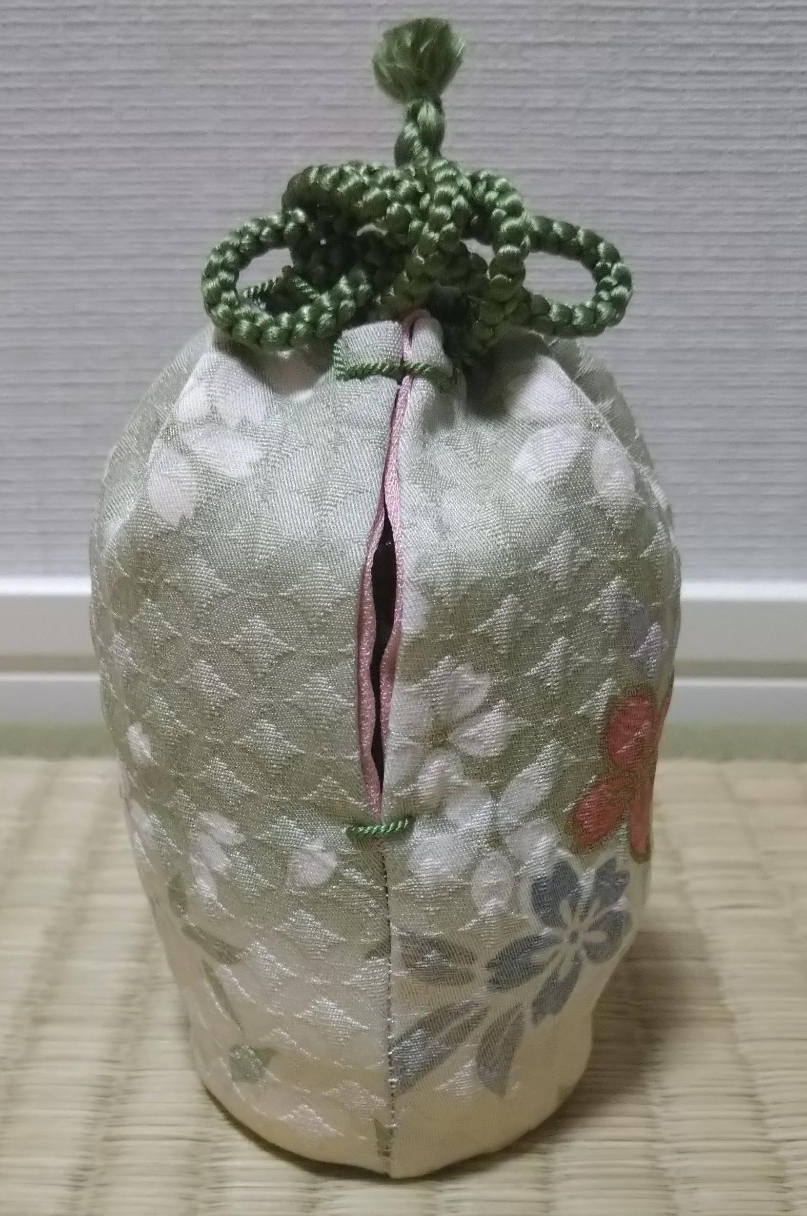 2760 茶道具　茶入　3客　仕服付 茶道具 茶器 瀬戸肩衝茶入 お仕服3色 : お茶道具の駒屋 - 通販