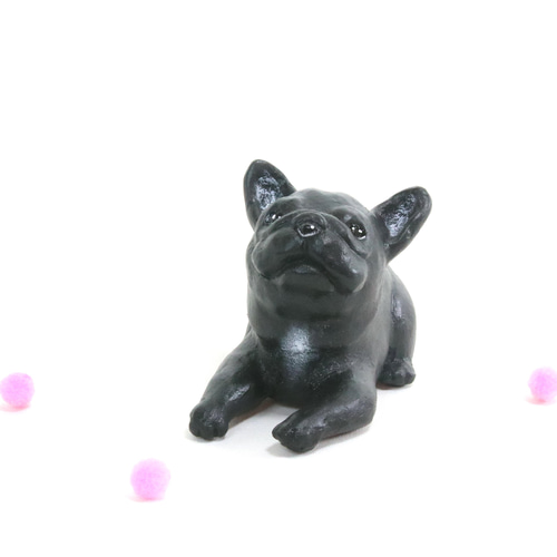 ゼンマイ仕掛けのブルドッグアンティーク antique animal