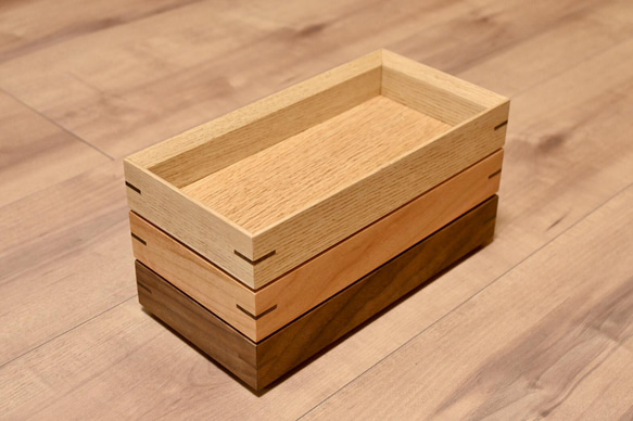 オーク ウォールナット無垢 救急箱