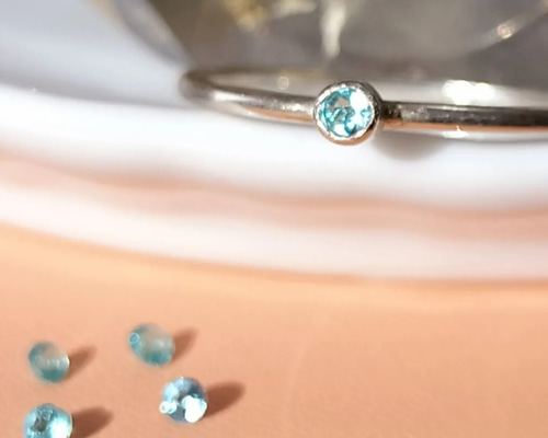 パライバトルマリン ハート リング 指輪 9号 パライバトルマリン ハート リング 指輪 9号