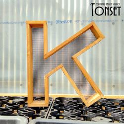 アルファベット木製プランター 【R】 オークcol. 1枚目の画像