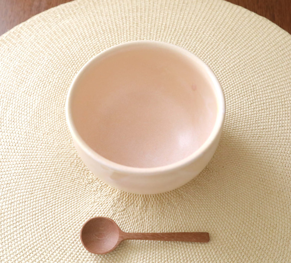 桜花窯変釉のボウル ＊ お抹茶やスープ、シチューなどにも 5枚目の画像