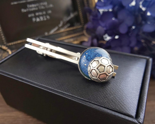 高専　４０年以上前　レア　ネクタイピン　サッカー d82cdde3692904f689652241af5bed
