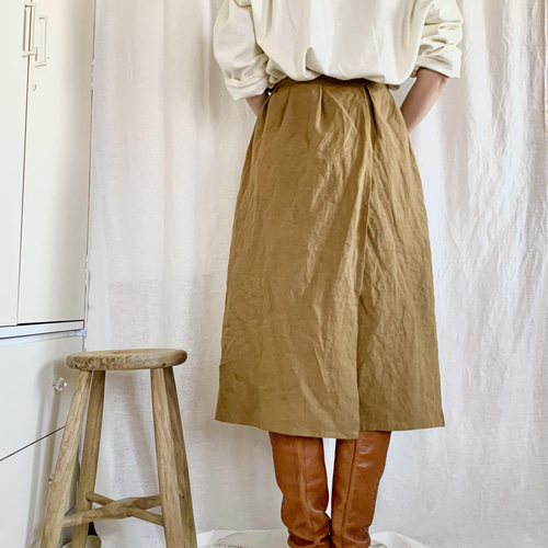 赤毛のアン風＊国産リネン100%エプロンワンピース エプロン I E N 通販