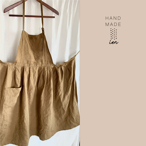 赤毛のアン風＊国産リネン100%エプロンワンピース エプロン I E N 通販