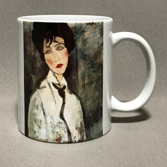 モディリアーニ（モジリアーニ）黒いネクタイの女 絵画