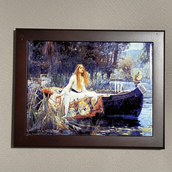 ジョン・ウィリアム・ウォーターハウス シャロットの女 フォトタイル