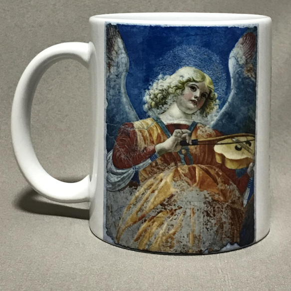 奏楽の天使　バイオリンを弾く天使　マグカップ　メロッツォ・ダ・フォルリ 3枚目の画像