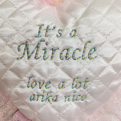 【It' a Miracle】パステルカラーのスペシャルウォールデコ②（pink） 2枚目の画像