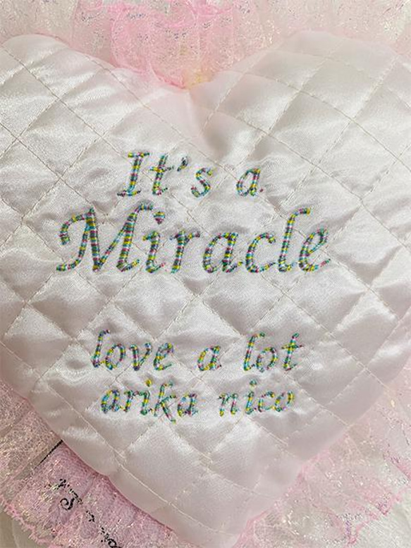 【It' a Miracle】パステルカラーのスペシャルウォールデコ②（pink） 2枚目の画像