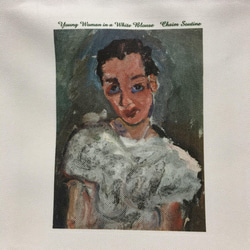 シャイム・スーティン　白いブラウスの若い女（白い服の女）サコッシュ 2枚目の画像