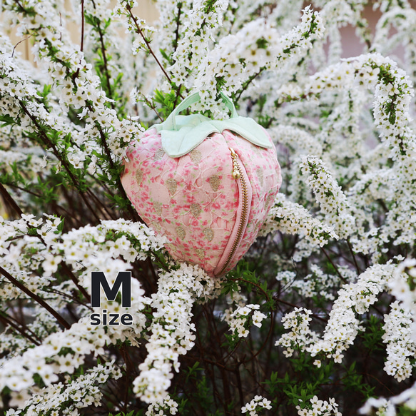 草莓小袋花邊 [M] 春季小花 ★ 定做 ★ 第1張的照片