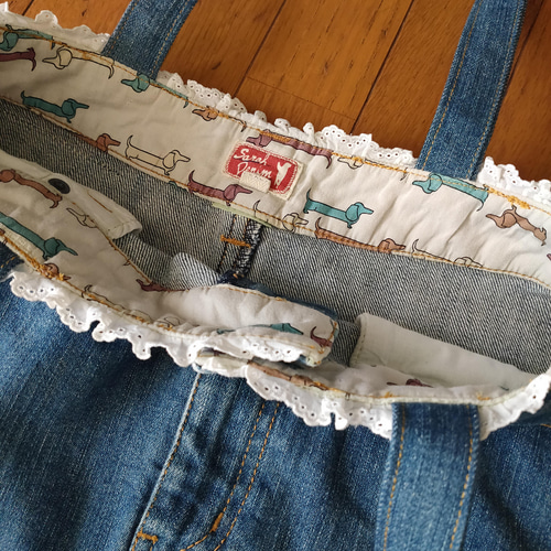 ね*】様 コヤンイサムチョン　ルミ　デニムリメイクトートバッグ&ショルダーストラ chobg-0606-sam.jpg