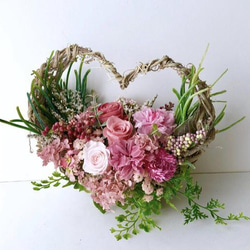 Heart Basket wreath 2枚目の画像