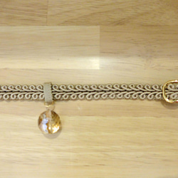 猫の首輪　トリミングブレードV③　サンドベージュ 4枚目の画像