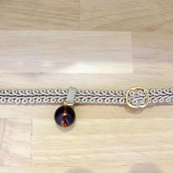 猫の首輪　トリミングブレードV③　サンドベージュ 7枚目の画像