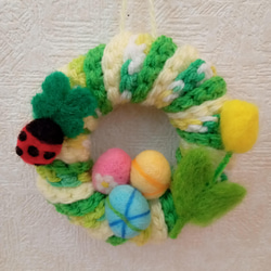 フェルト、羊毛 リース のおすすめ人気通販｜Creema(クリーマ) 国内