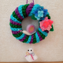 フェルト、羊毛 リース のおすすめ人気通販｜Creema(クリーマ) 国内