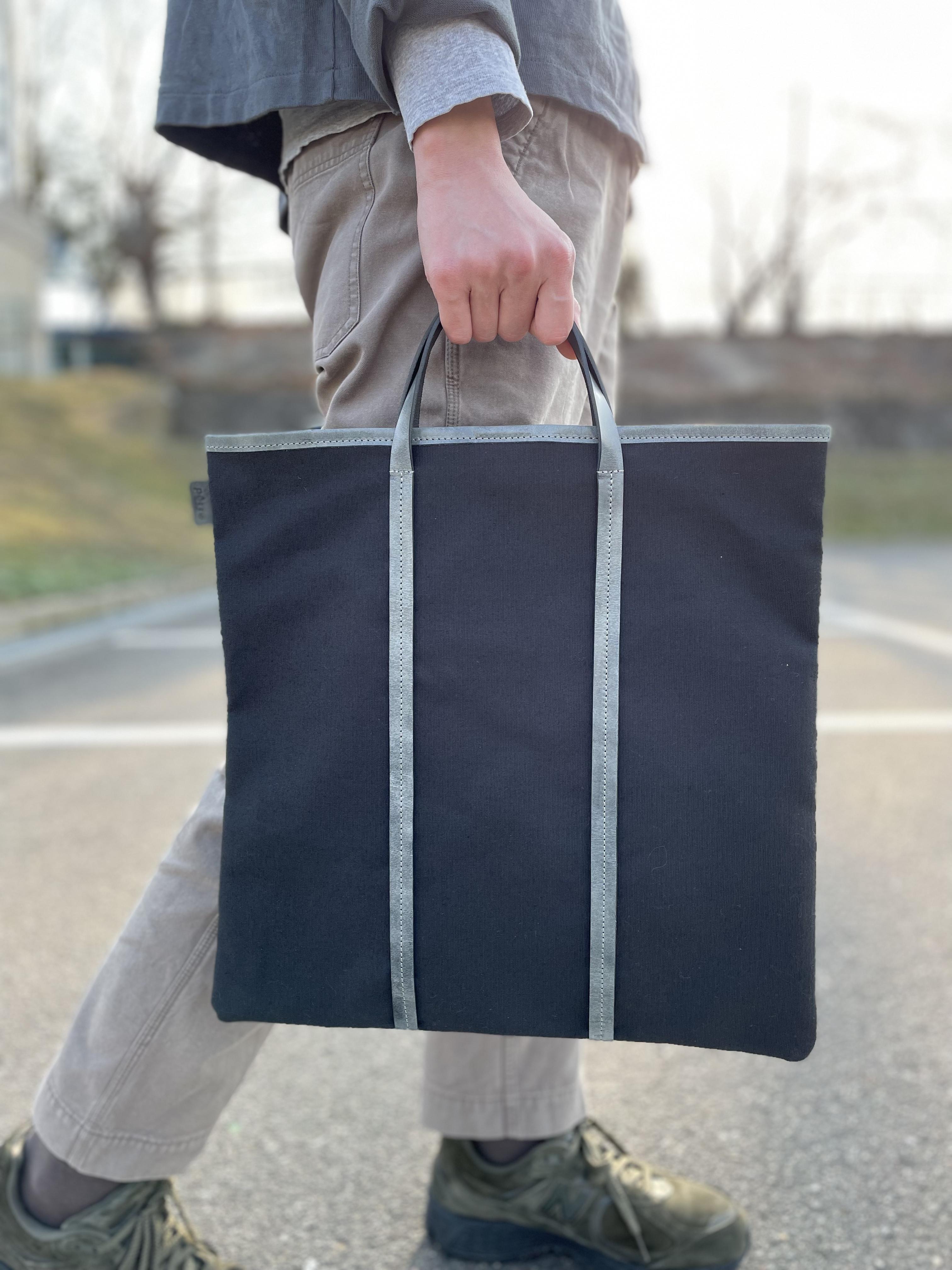 potto　薄マチトートバッグ