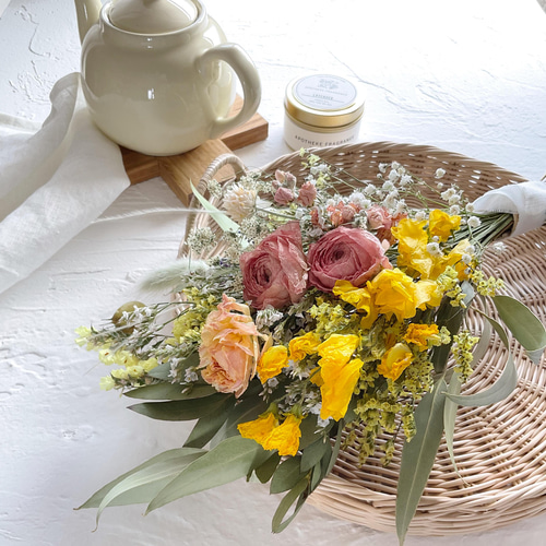 ✨年末お特MIX【C】ラナン　スイートピー　スターチス　スワッグ　生花 ✨年末お特MIX【A】ラナン スイートピー スターチス スワッグ 生花