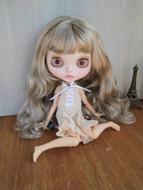 616.※生成りのふんわりドロワーズ※ブライスアウトフィット※1/6ドール服 