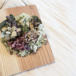 ドライフラワースワッグ スモークツリー スワッグ naanaanaa