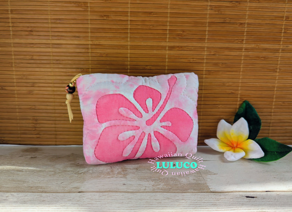 ハワイアンキルト Hawaiian Quilt ハワイアン雑貨 ポーチM