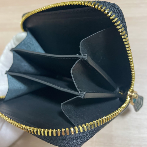 高級 クロコダイル ミニ財布 コインケース コンパクト 小銭入れ YKK 一