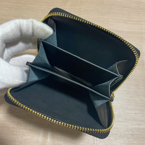 高級 クロコダイル ミニ財布 コインケース コンパクト 小銭入れ YKK 一