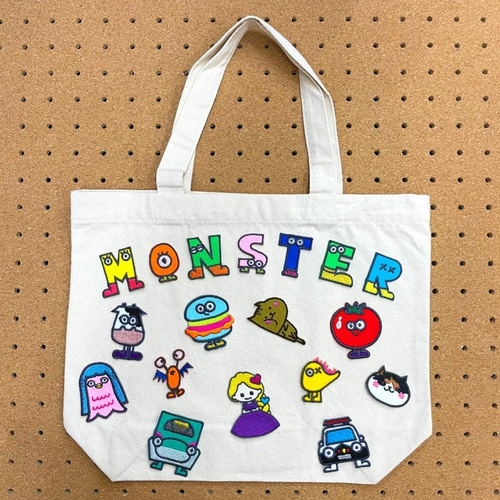 かぶ】刺繍ステッカーワッペン ワッペン・アップリケ MONSTER