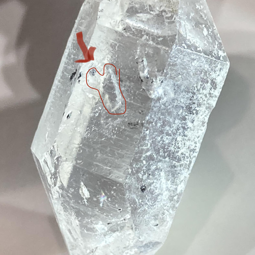 水入り水晶✨ チベット産 気泡入り 両錘水晶 ダブルポイント