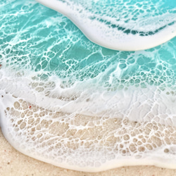 海レジン　レジンアート　　透明感抜群なBeach Art オーダーアート 4枚目の画像