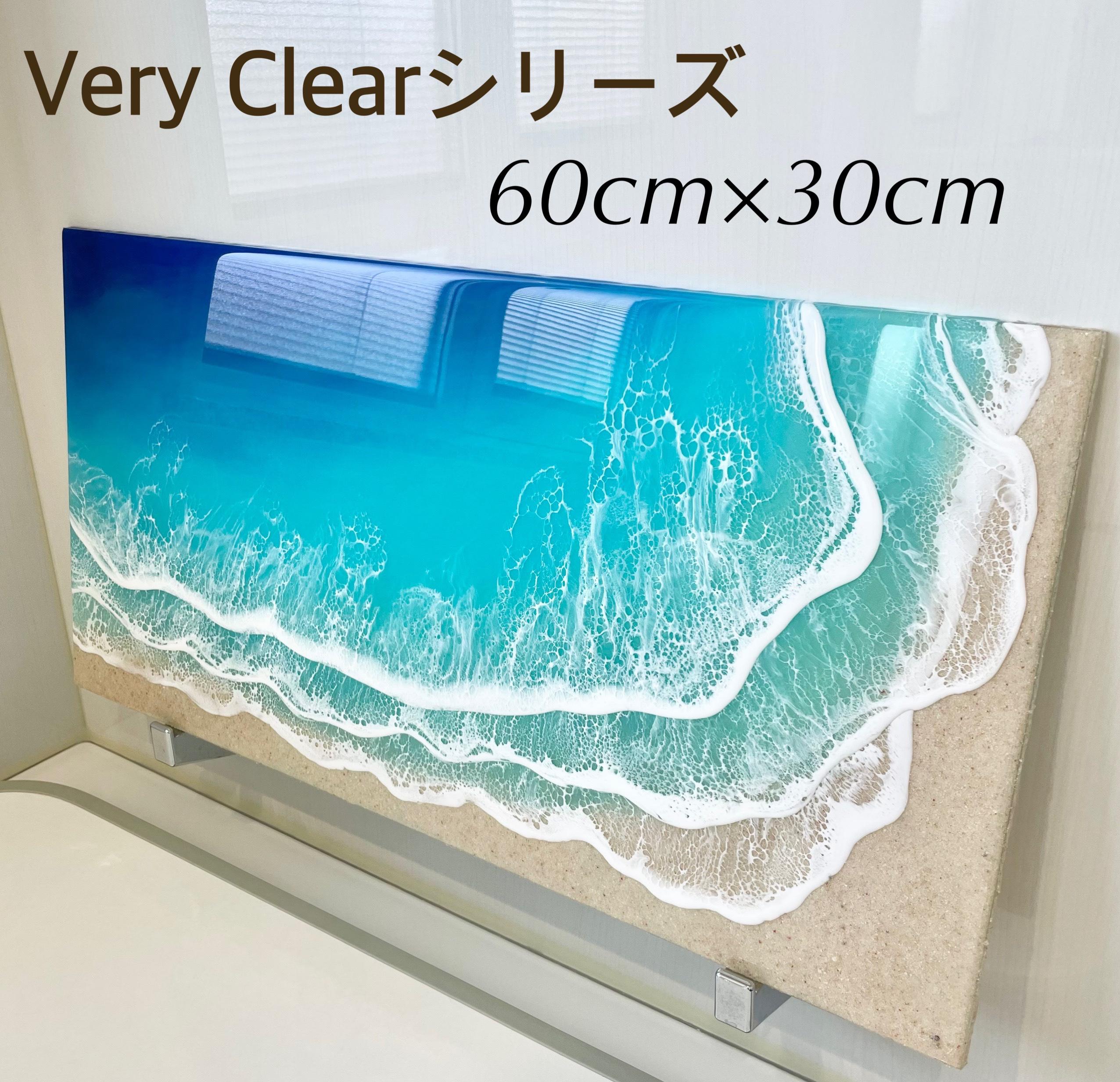 レジンアート海(いちご様オーダー)2点 海レジン レジンアート 透明感抜群なBeach Art オーダーアート