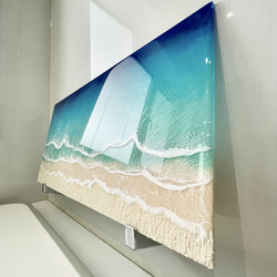 海レジン　レジンアート　　透明感抜群なBeach Art オーダーアート 7枚目の画像