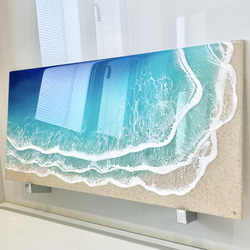海レジン　レジンアート　　透明感抜群なBeach Art オーダーアート 2枚目の画像