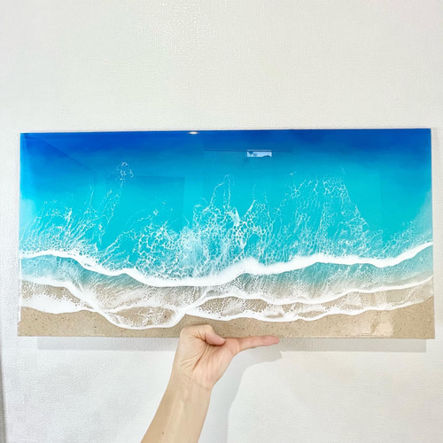 海レジン レジンアート 透明感抜群なBeach Art オーダーアート 海レジン レジンアート 透明感抜群なBeach Art オーダーアート