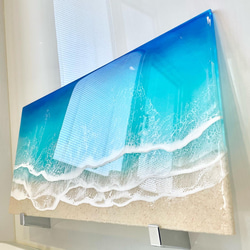 海レジン　レジンアート　　透明感抜群なBeach Art オーダーアート 9枚目の画像