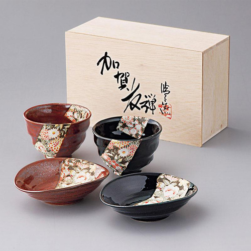 加賀友禅 食卓お椀セット 木箱入ギフトセット 父の日・母の日・敬老の