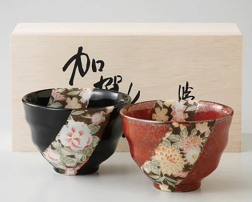和風の金箔装飾碗 木箱付き 5e0c3b19ac691ecb152285a1f3ad62