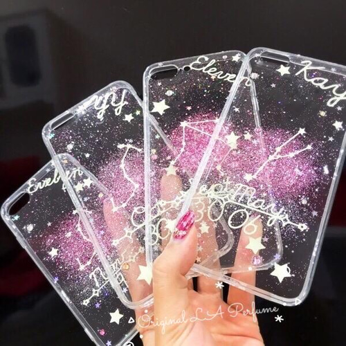 名入れ 暗闇で文字が光る！✨キラキラ☆星座 誕生日 イニシャル