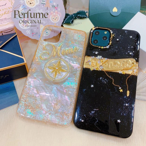 名入れ♡ゴージャスキラキラ✨ゴールドプレート イニシャル オリジナル