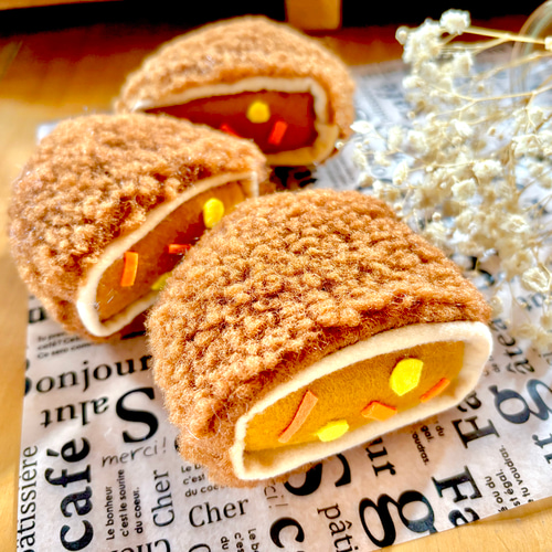 おままごと☆フェルトのおかわりパン⑧ おもちゃ・人形 banana house