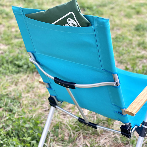 ヒッコリーストライプデニム＋防水帆布リクライニングチェアシート（受注オーダー） ヒッコリーストライプデニム＋防水帆布リクライニングチェア