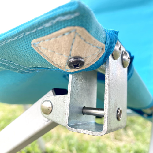 8号帆布リクライニングチェア/スカイブルー（生地のみ1シート差