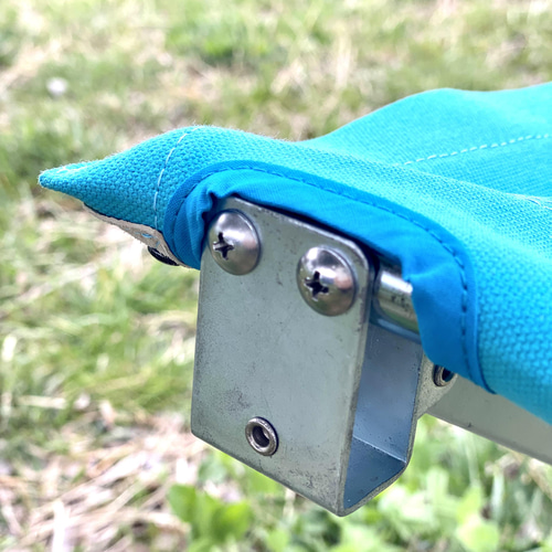 防水帆布リクライニングチェア張生地のみ ネイビー1脚（差し替えビス付き） 防水帆布リクライニングチェア張生地のみ ネイビー1脚（差し替え